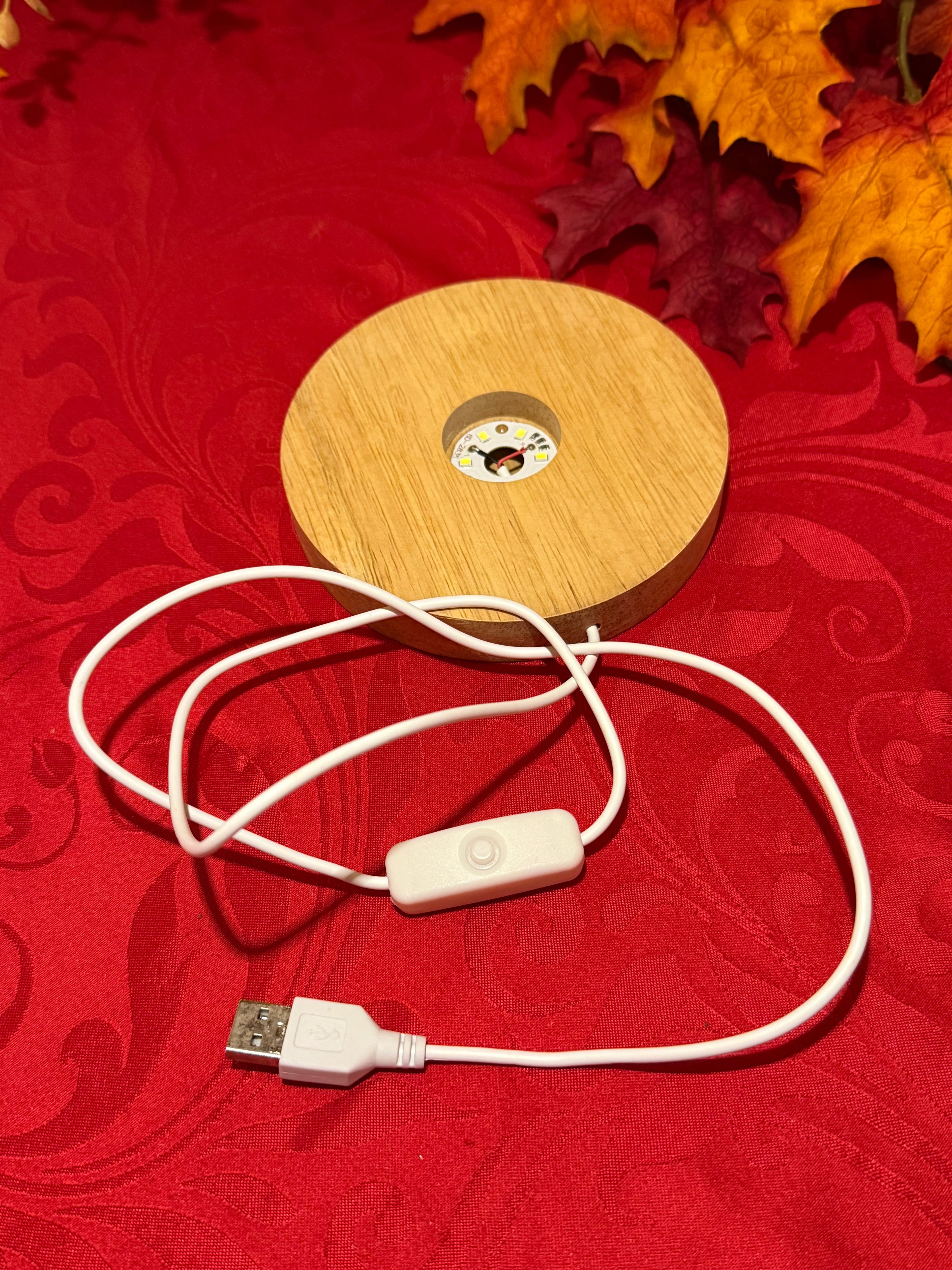 LED Light Bases with USB