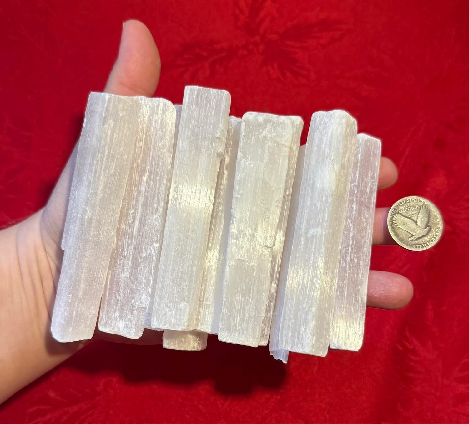 Satin Spar Selenite Stick