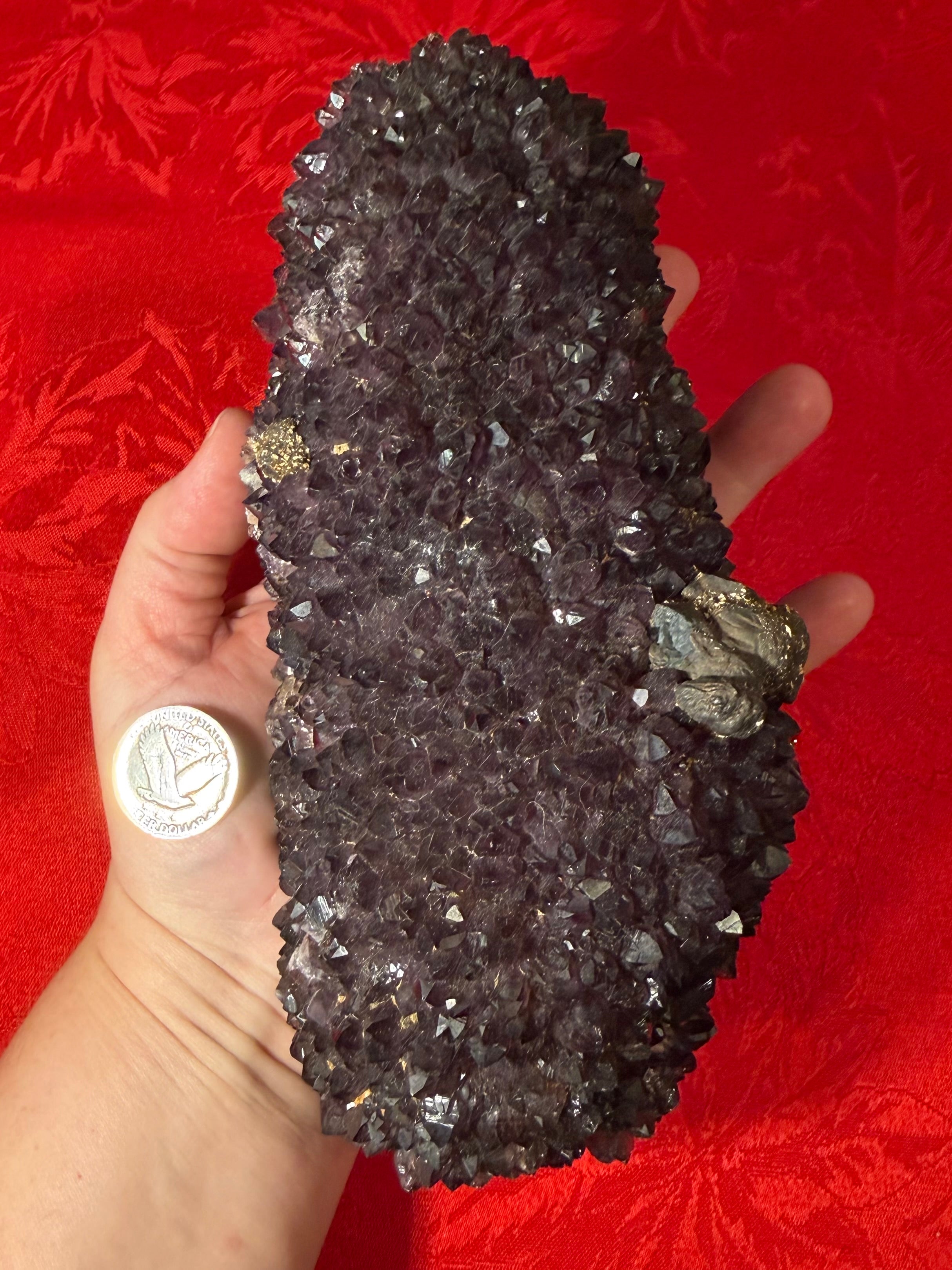 Huge Uruguay Amethyst Stactite 7.75”