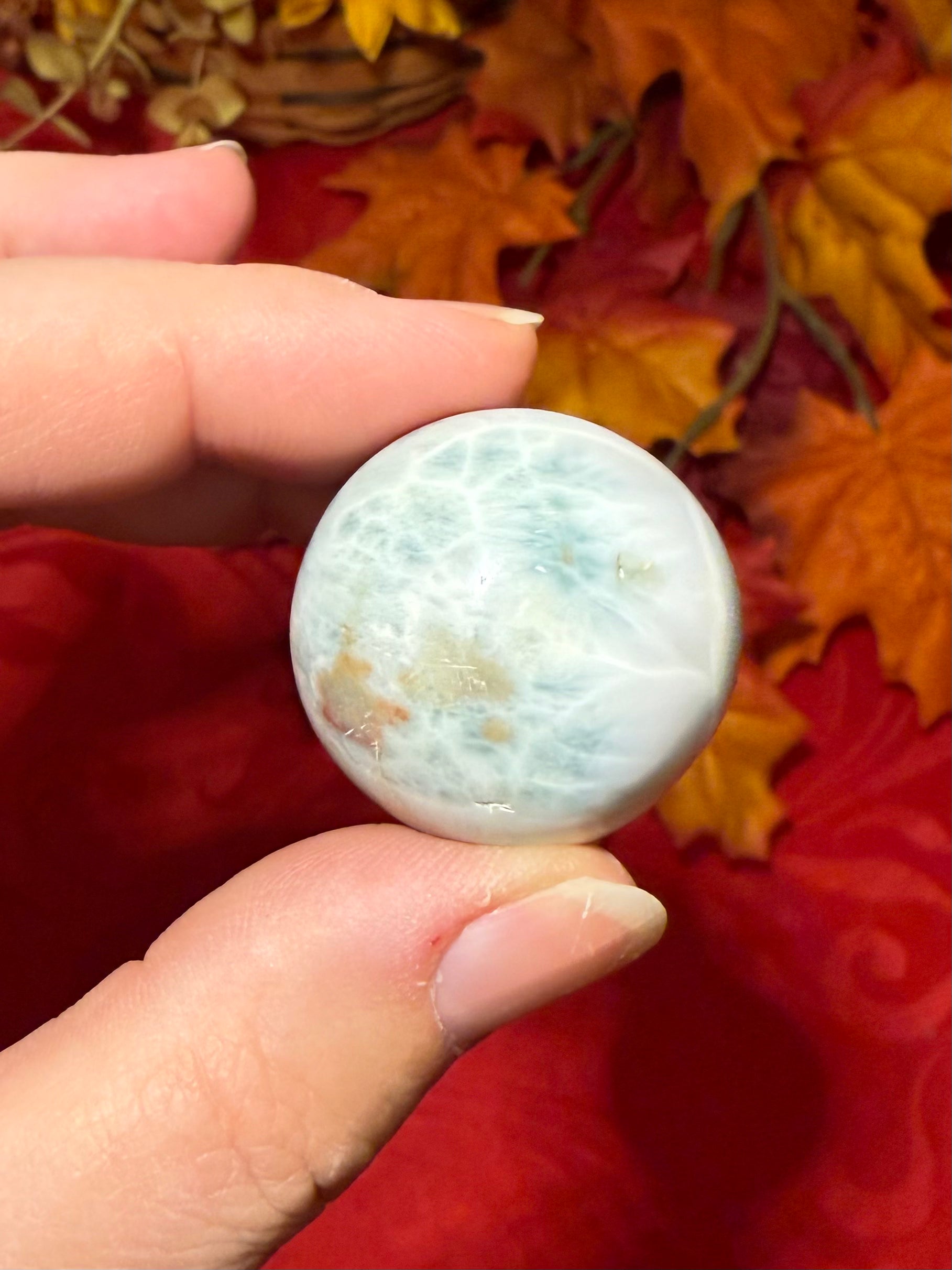 37.21g 29mm Larimar Sphere