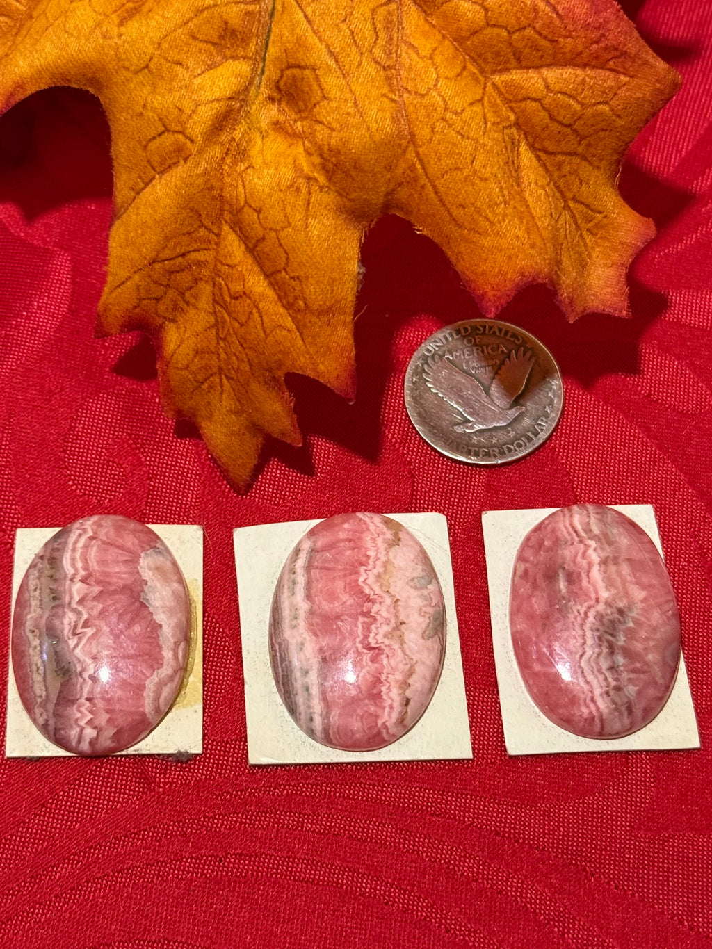 35mm Oval Rhodochrosite Cabochon