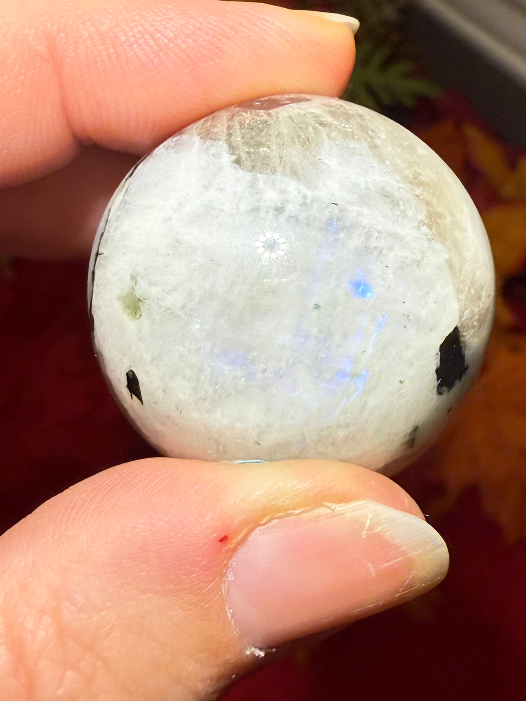 33mm Rainbow Moonstone Sphere