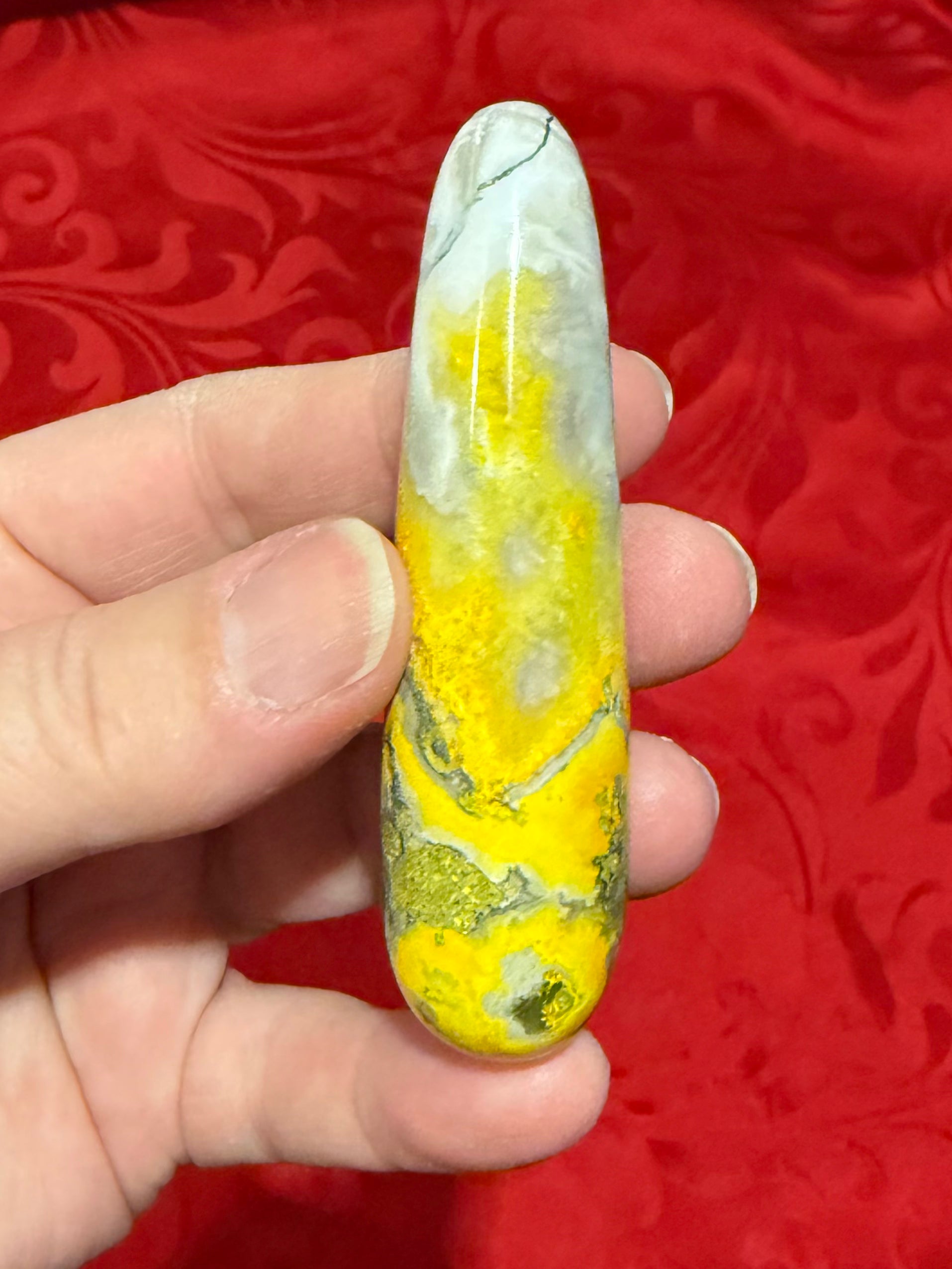 3” Bumblebee Jasper Massage Wand