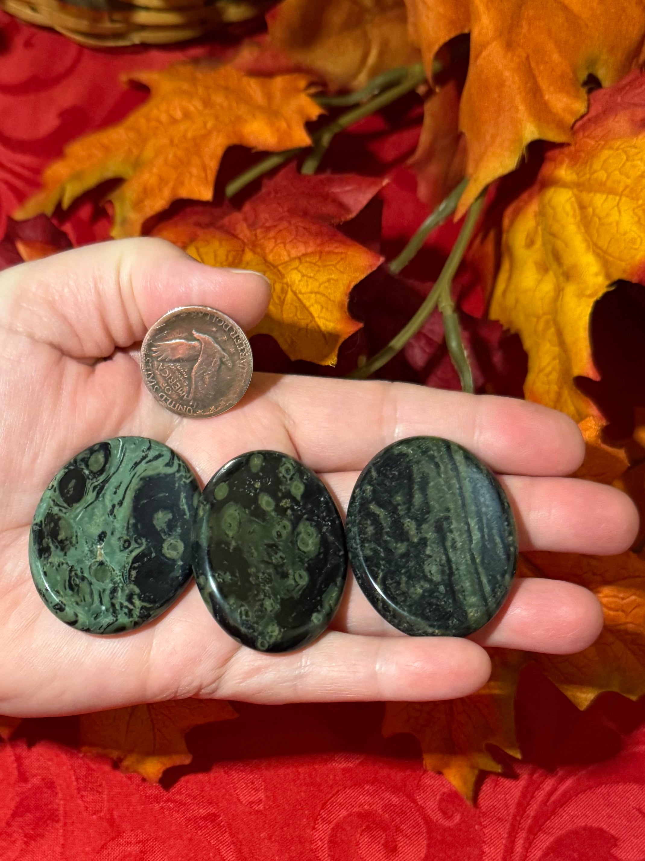 Kambaba Jasper Worry Stone