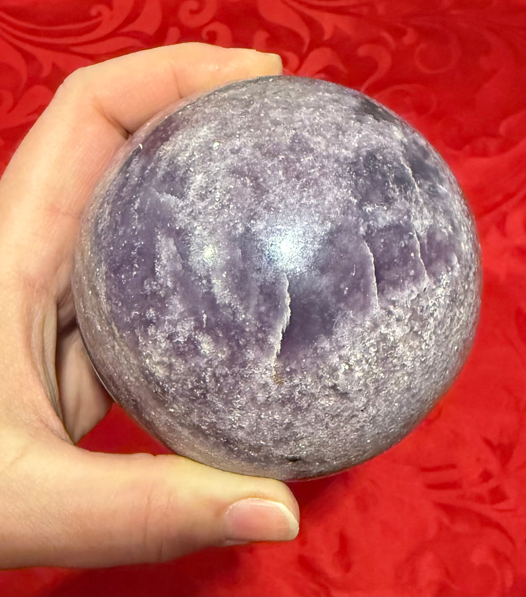 85mm Lepidolite Sphere
