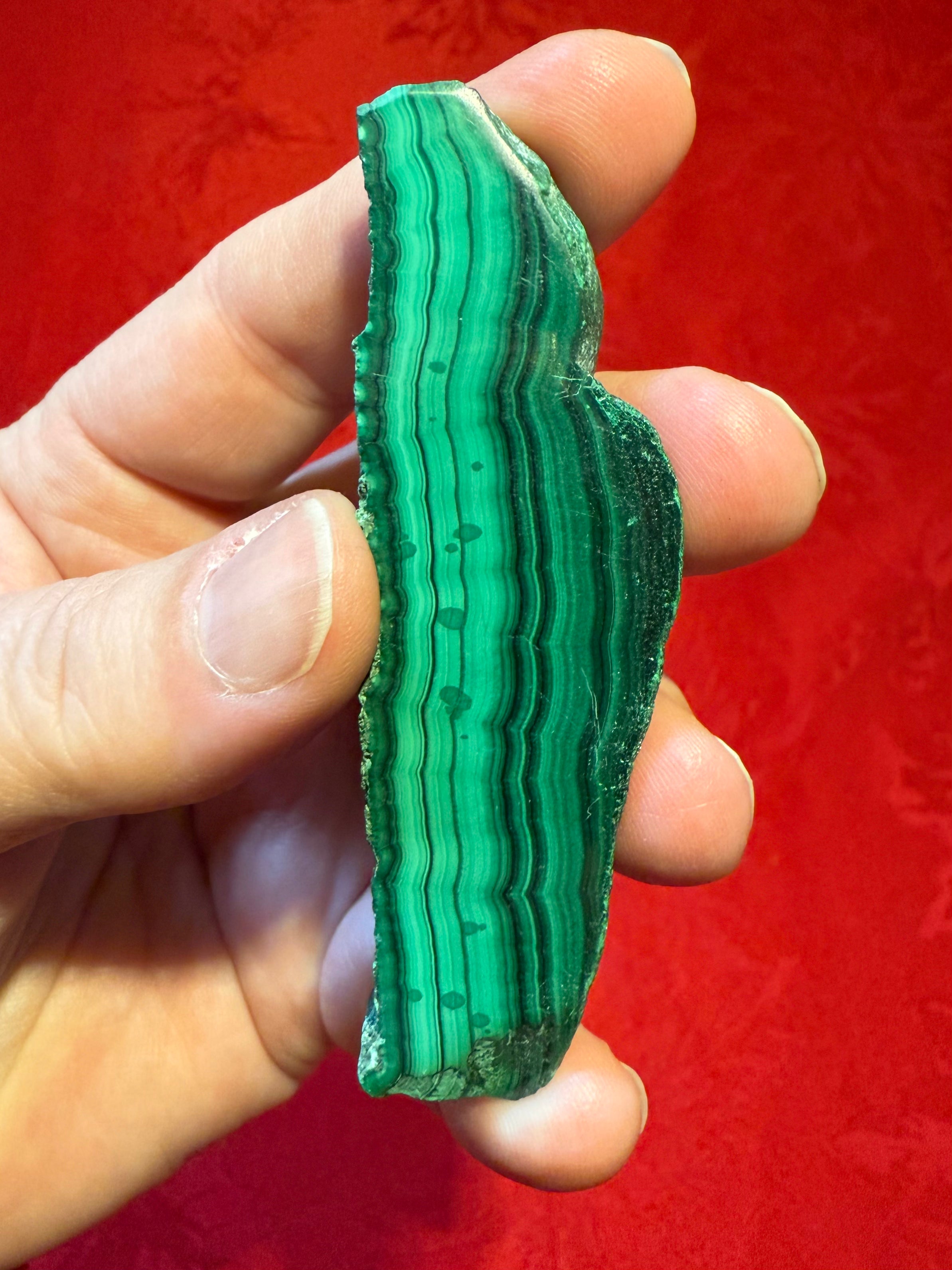 3” Polished Malachite Slab