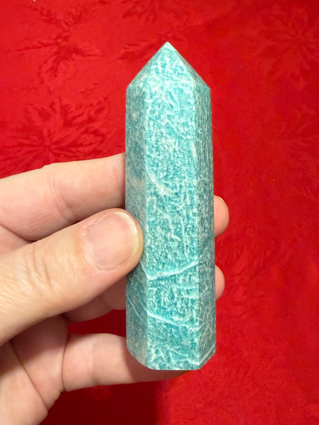 3-3/8” Amazonite Standing Point