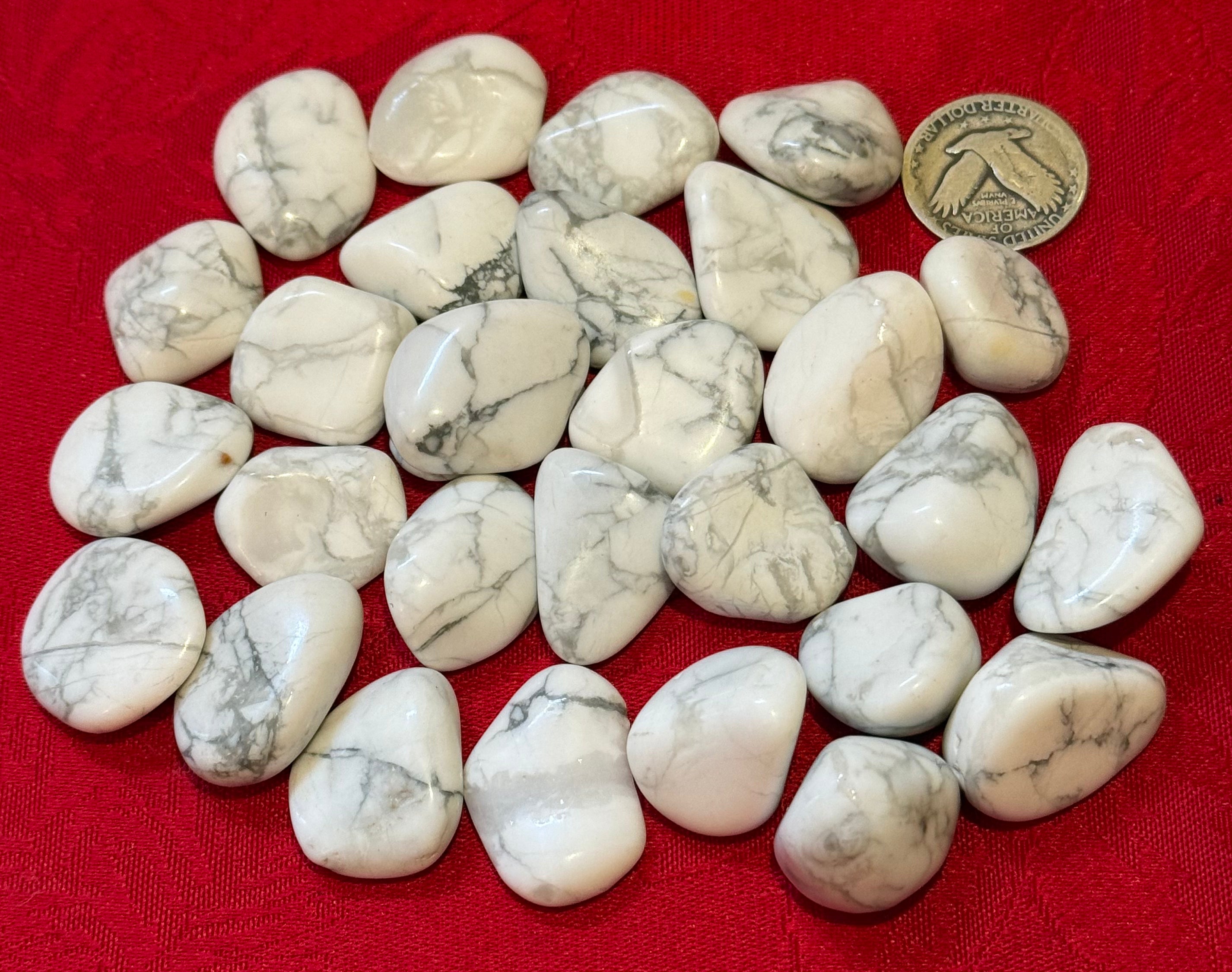 Howlite Tumbled Polished Stone