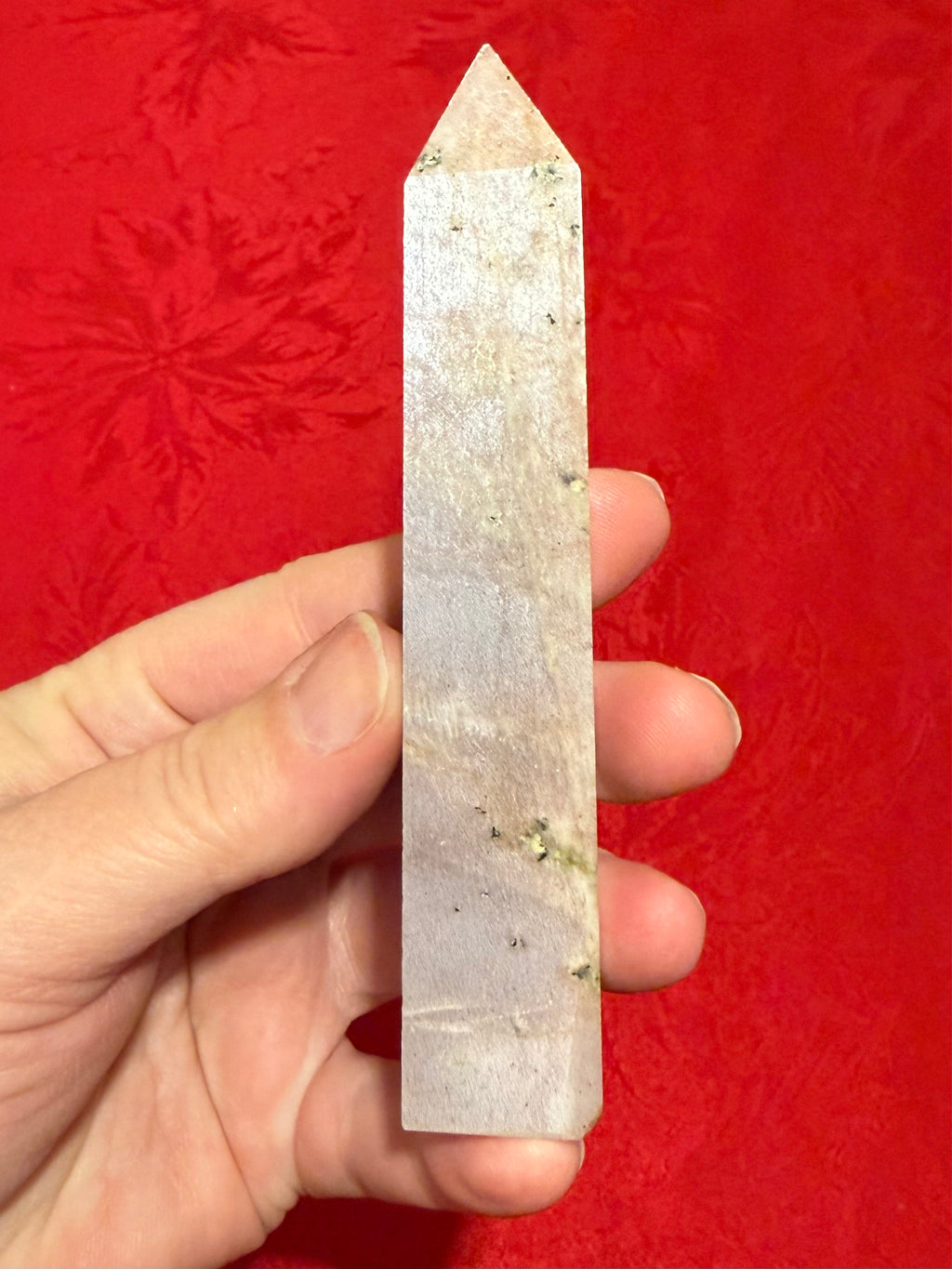 4-5/8” Golden Sunstone Obelisk Standing Point