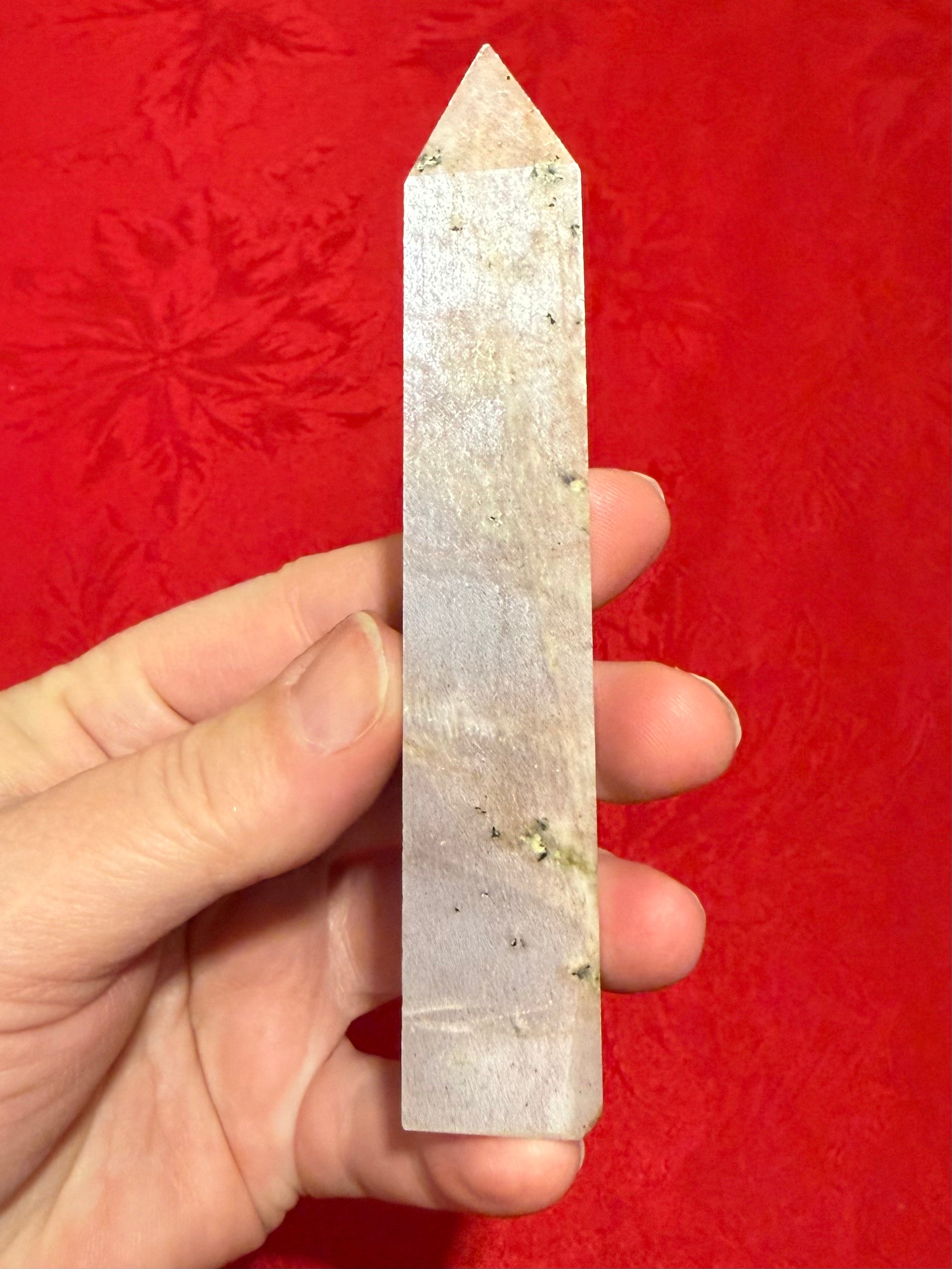 4-5/8” Golden Sunstone Obelisk Standing Point