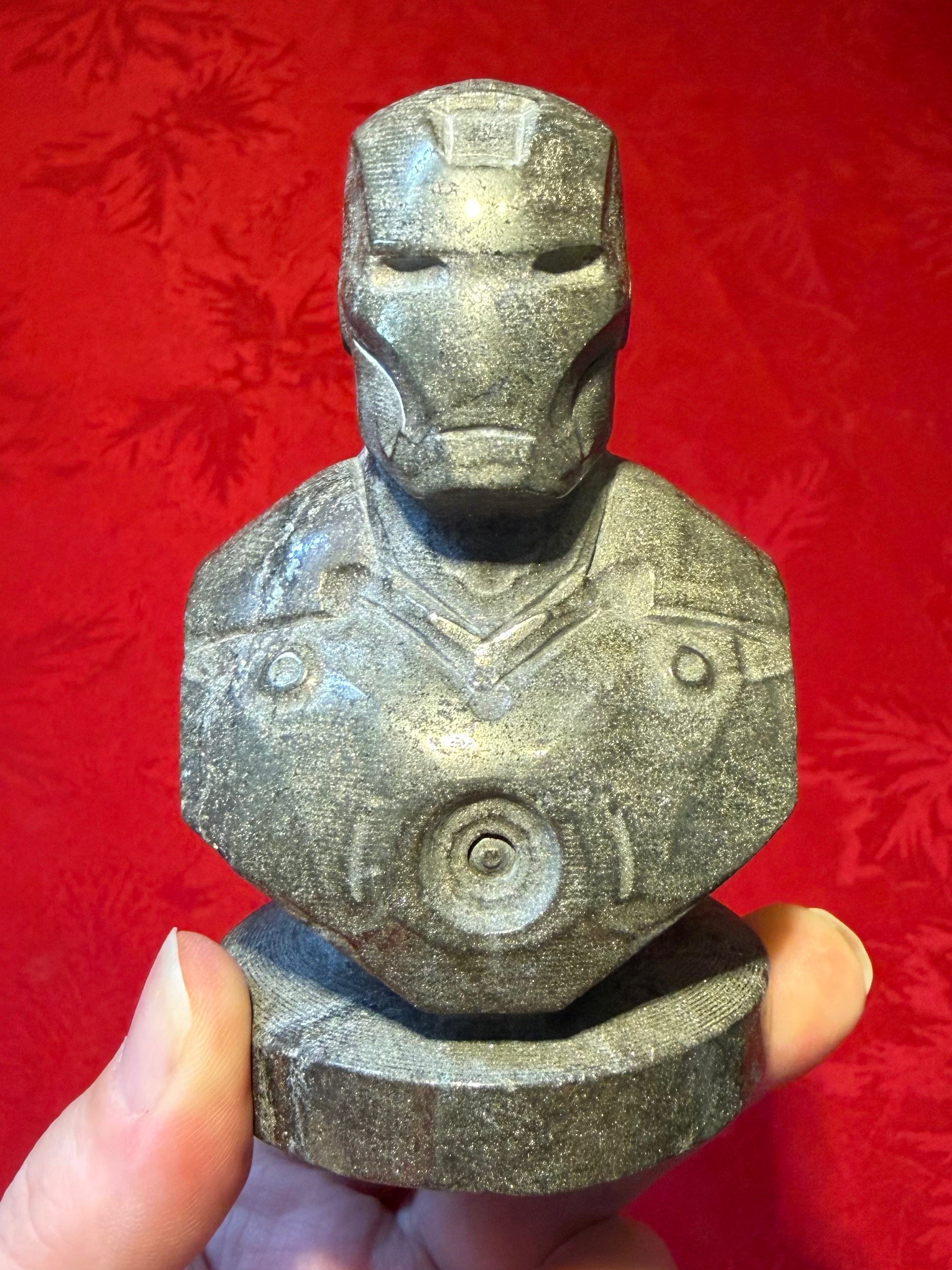 4” Pyrite Marvel Ironman Bust Statue