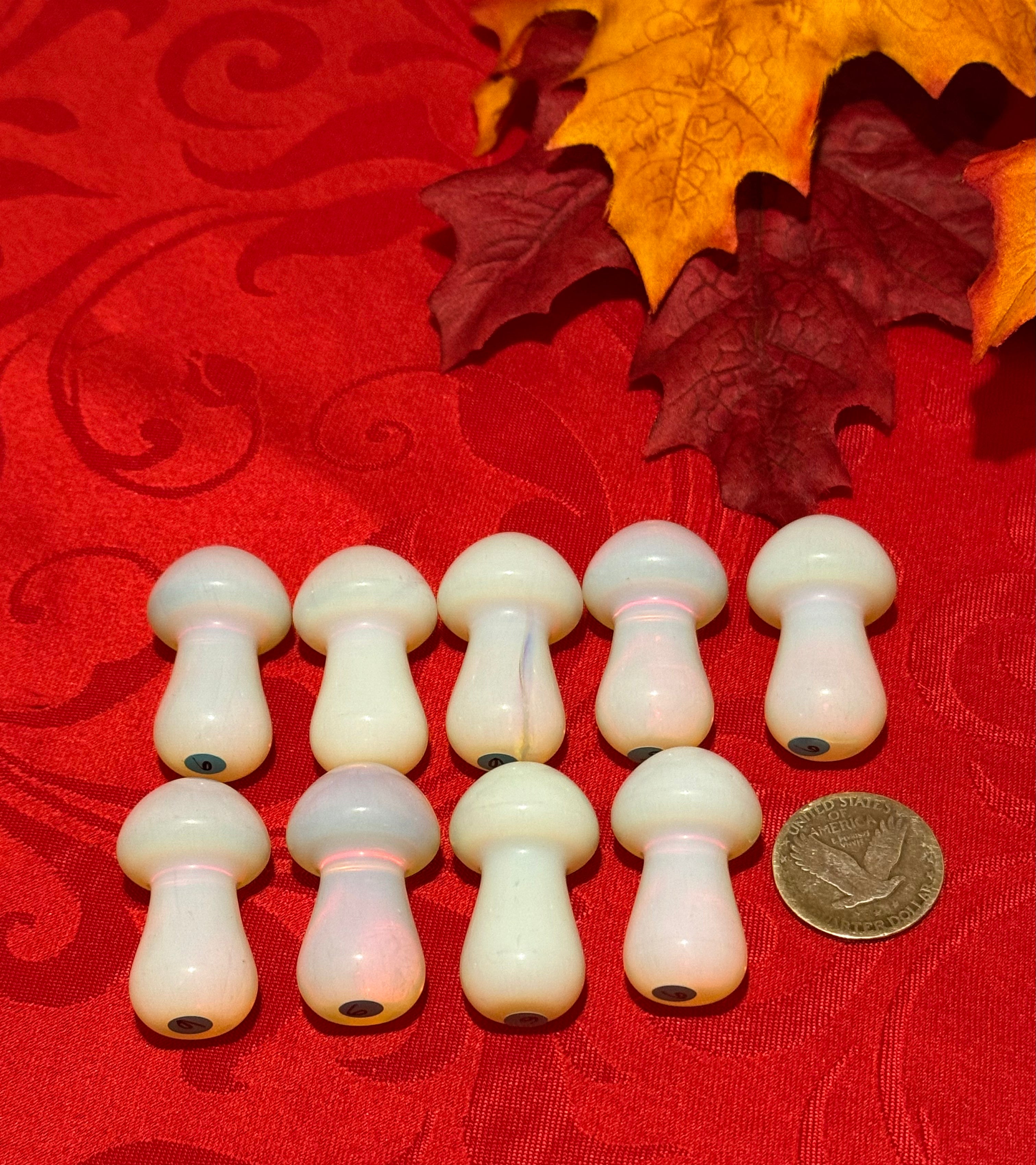 37mm Opalite Mushroom