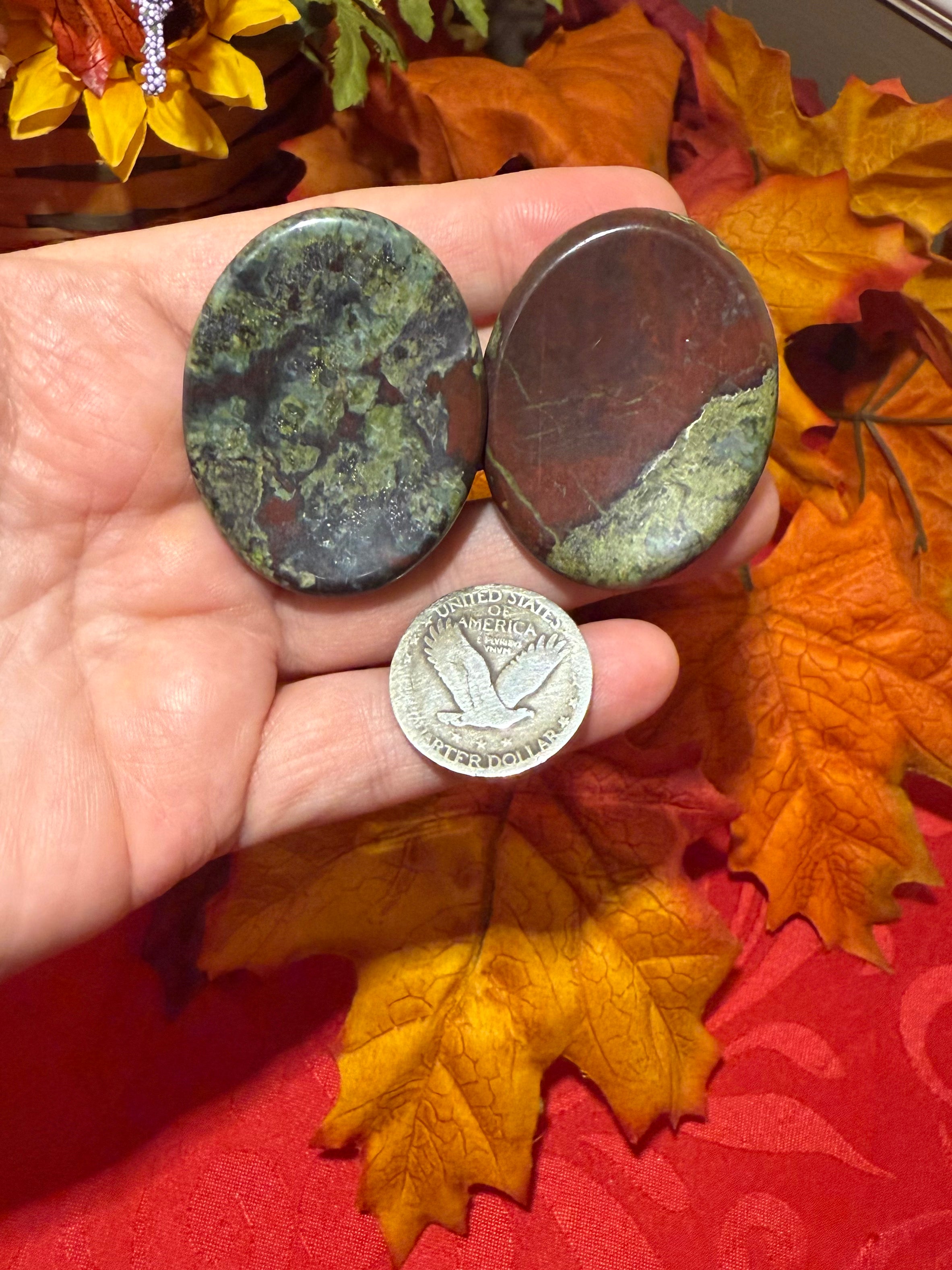 Dragonsblood Jasper Worry Stone