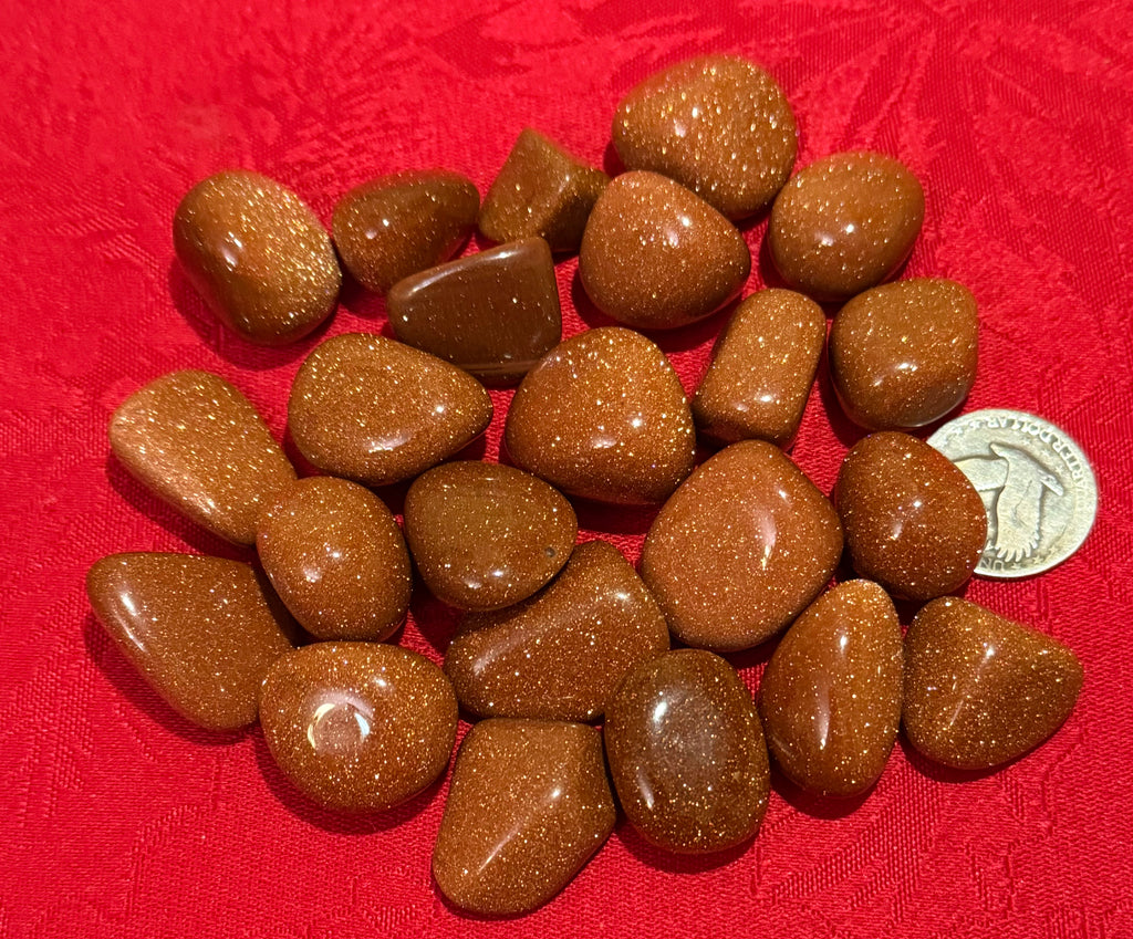 Goldstone Tumbled Stones