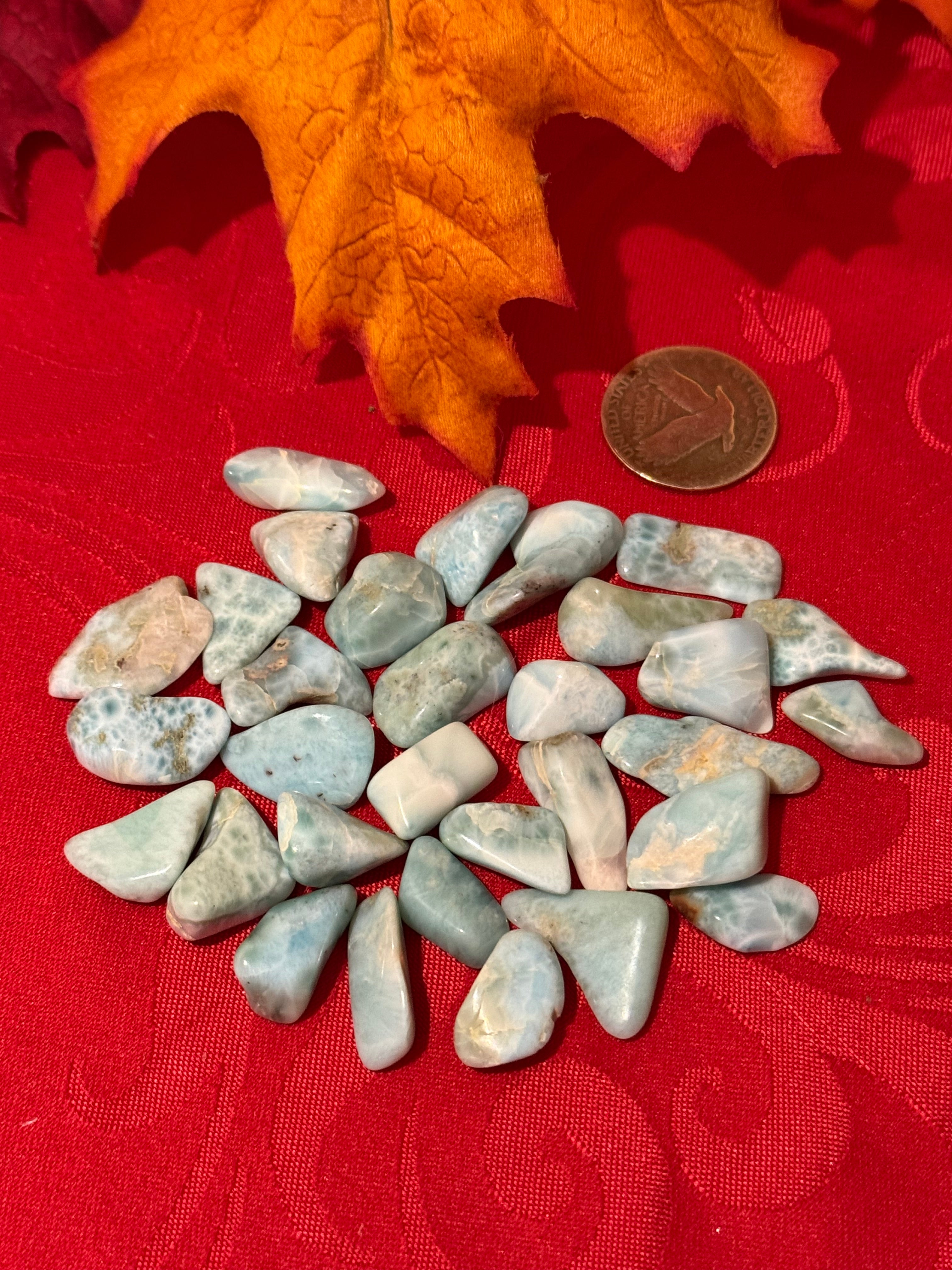 Larimar Tumbled Polished Stone