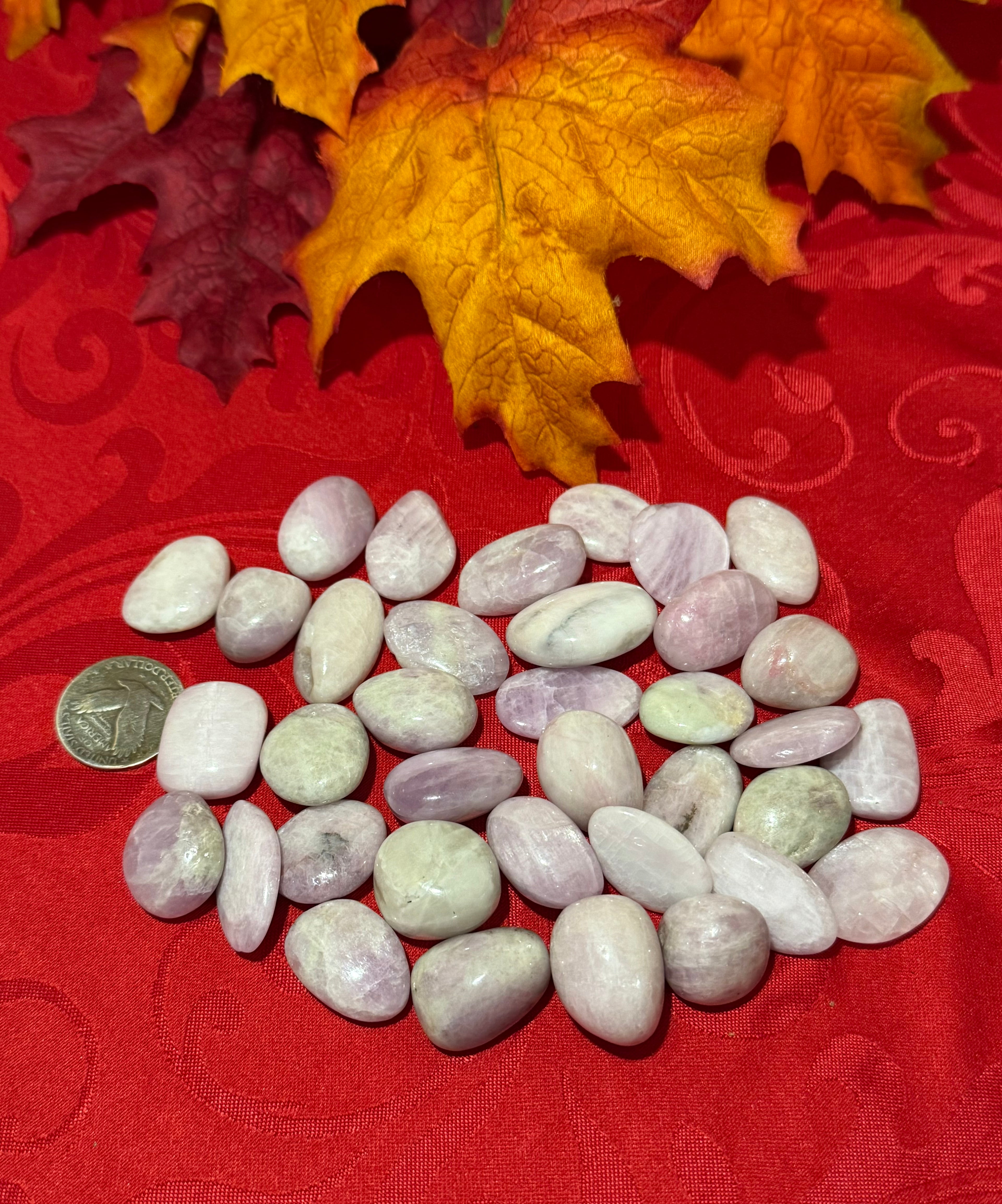 Pink Kunzite Tumbled Polished Stone