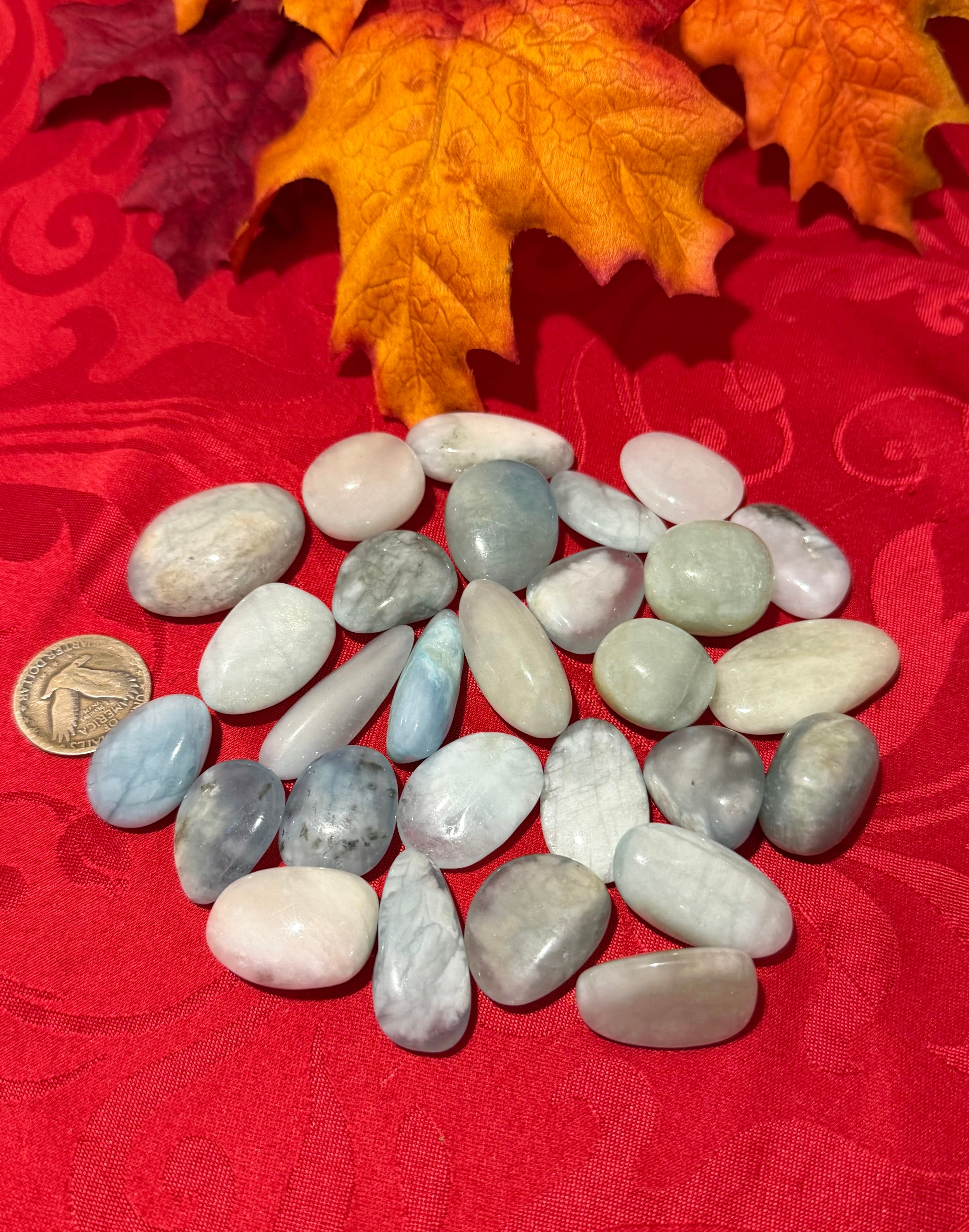 Aquamarine Tumbled Polished Stone