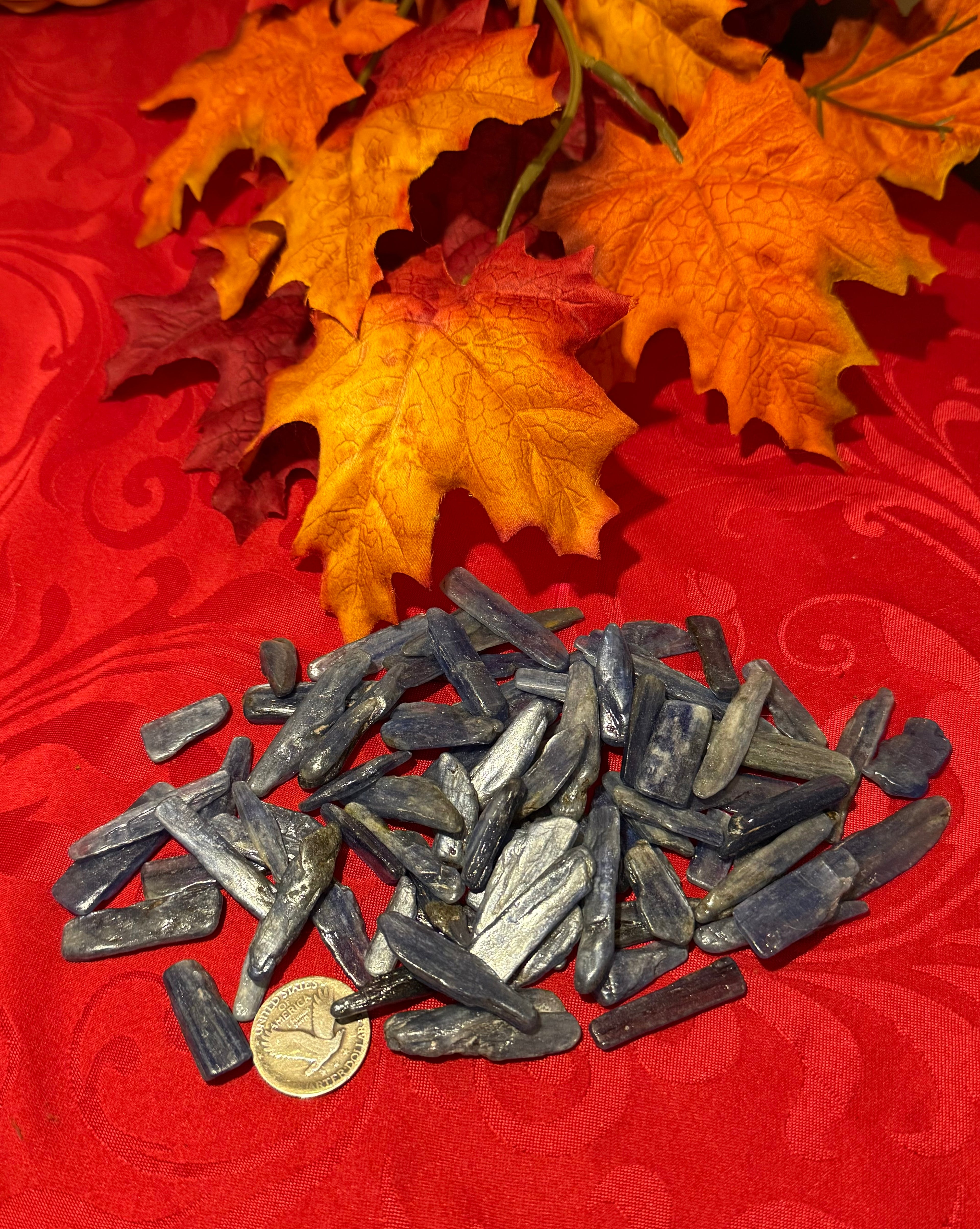 Blue Kyanite Tumbled Polished Blade