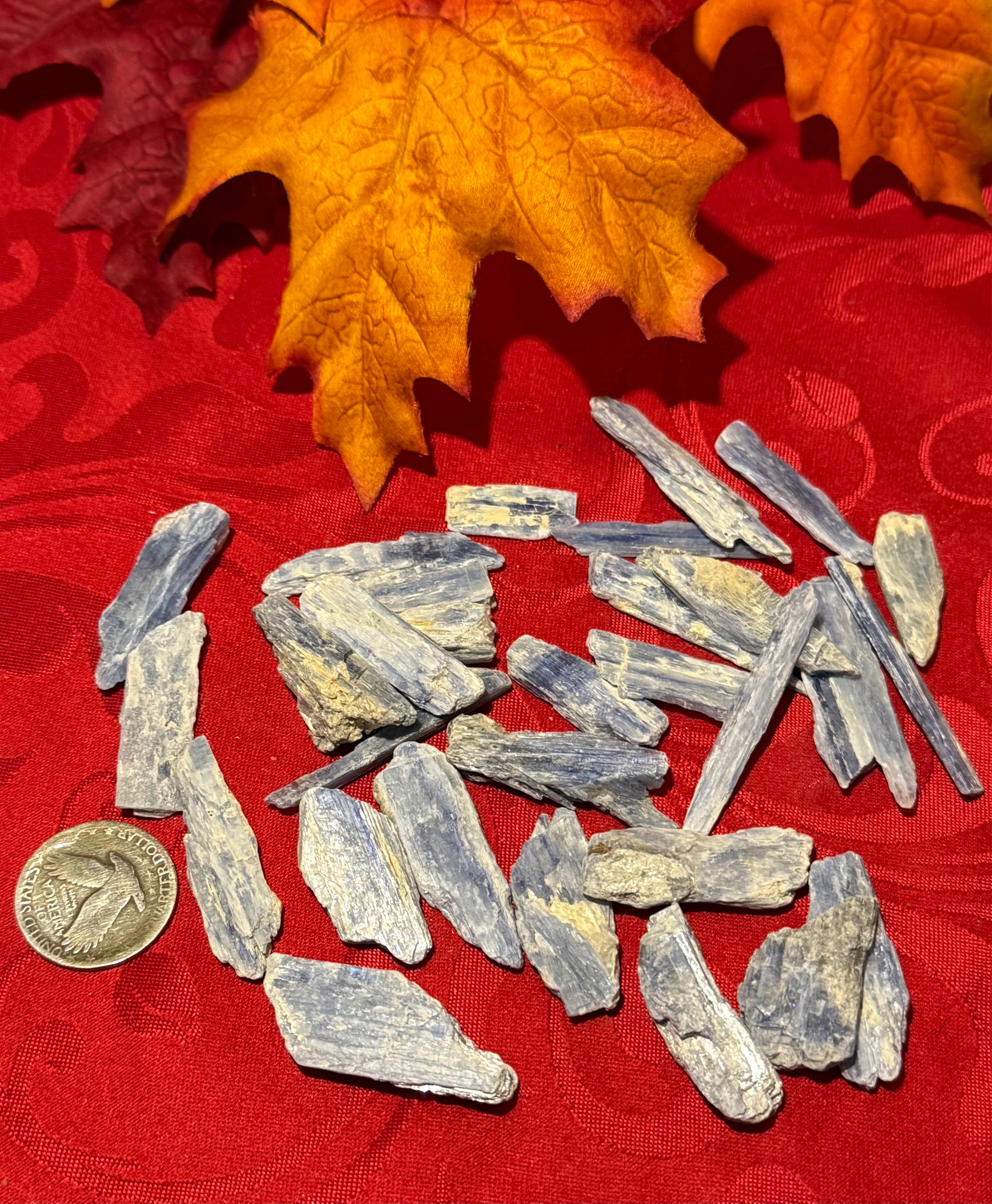 Rough Raw Blue Kyanite Stone Blades