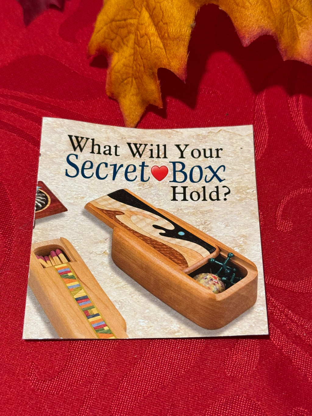 Wooden Secret Box “You Rock”