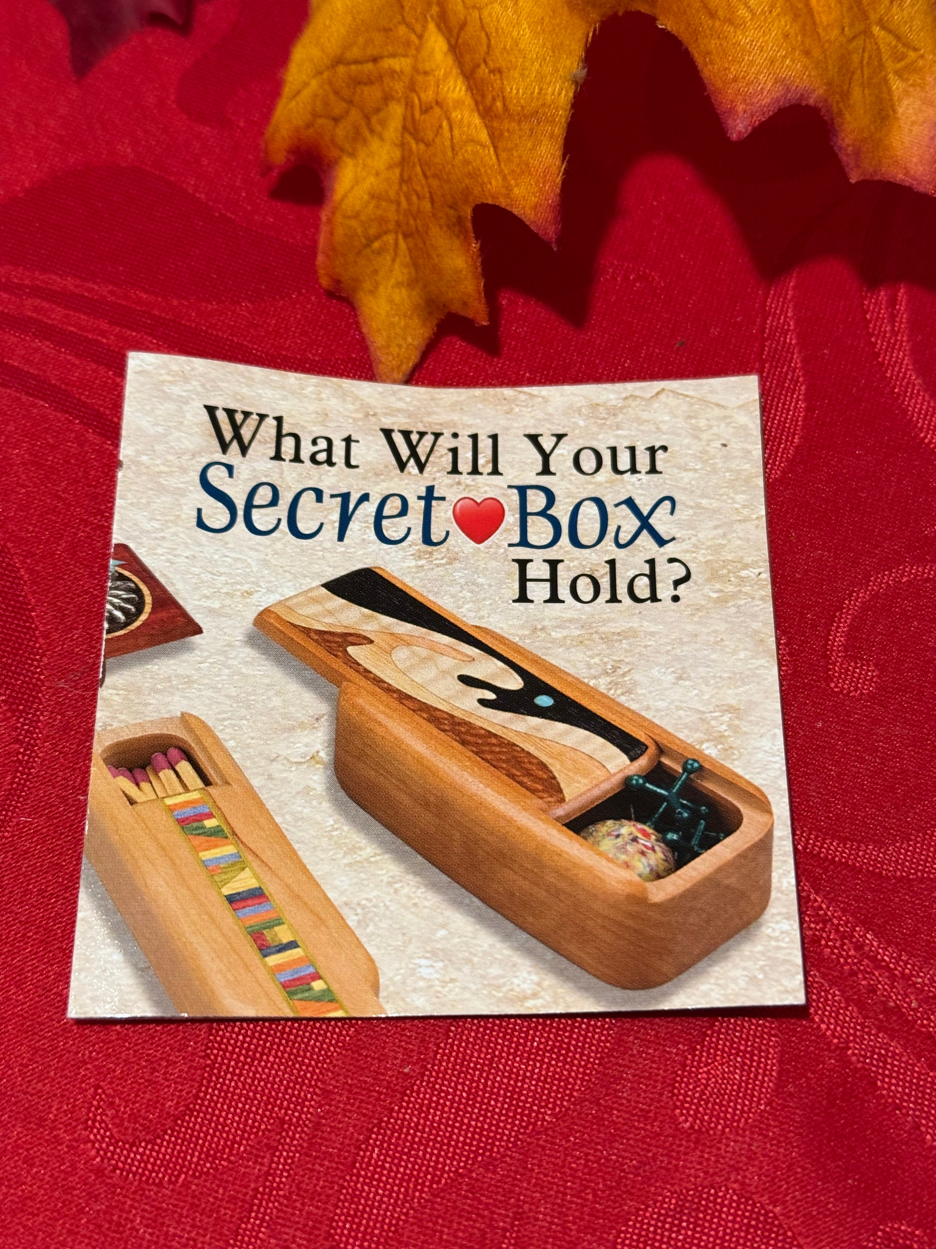 Wooden Secret Box “You Rock”