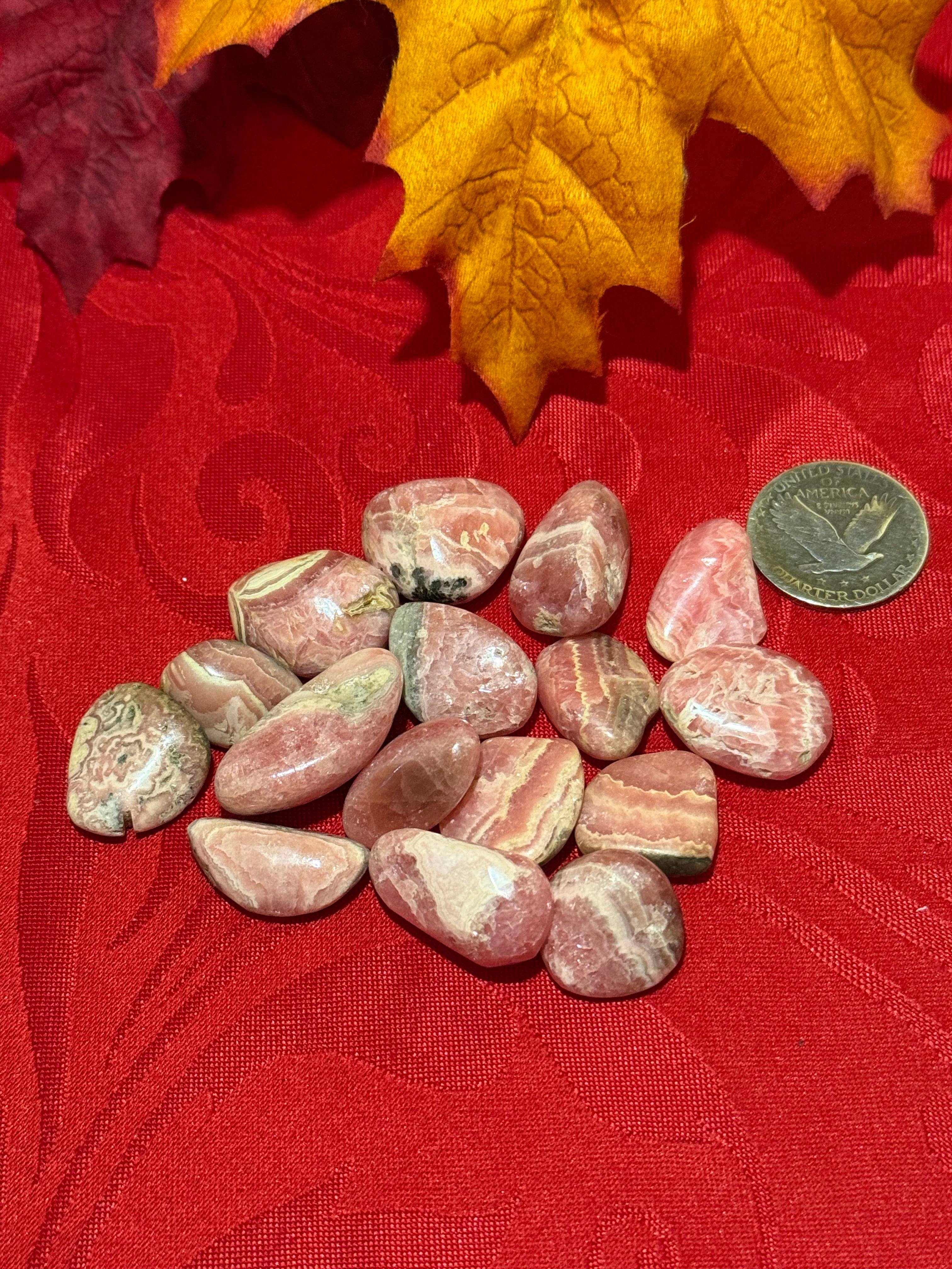 Rhodochrosite Tumbled Polished Stone