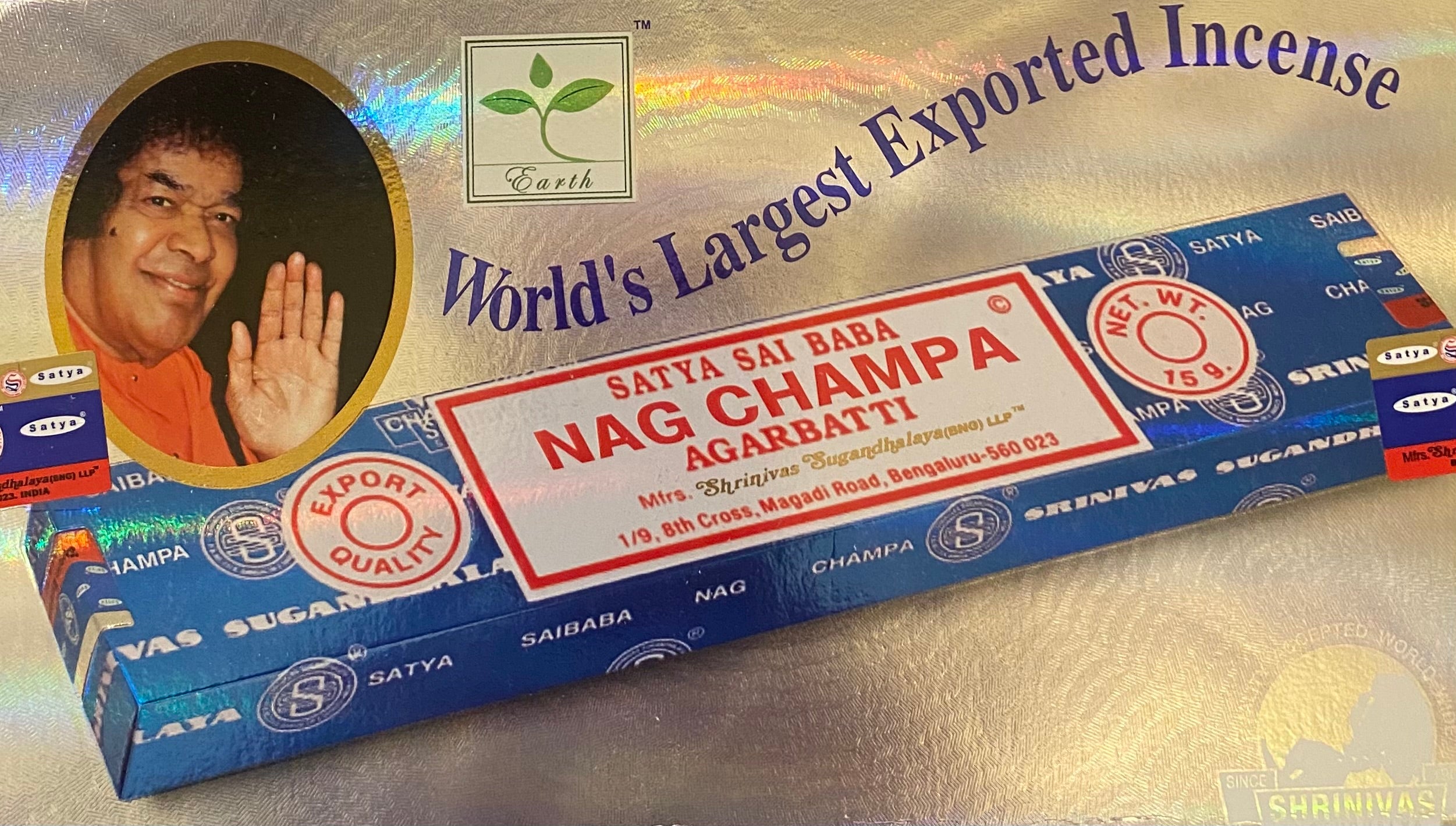 Satya Sai Baba Nag Champa Incense Sticks 15g Box