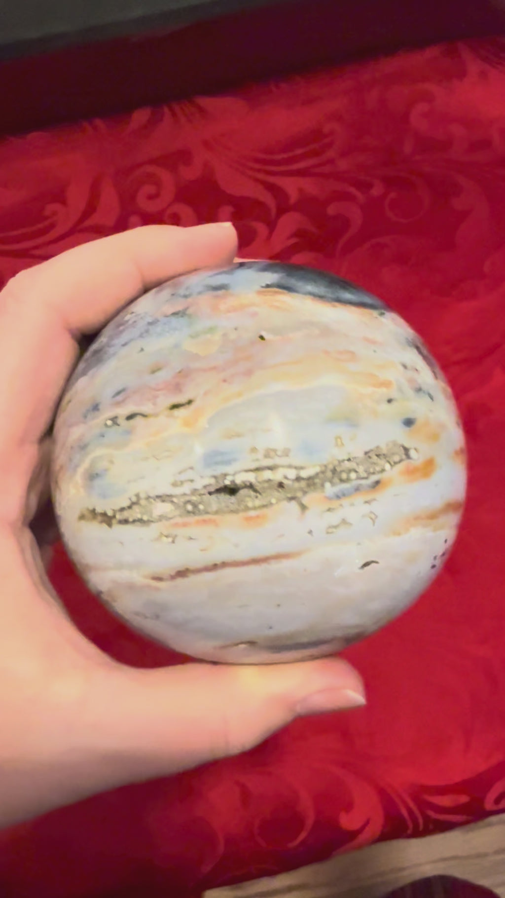 85mm Ocean Jasper Sphere
