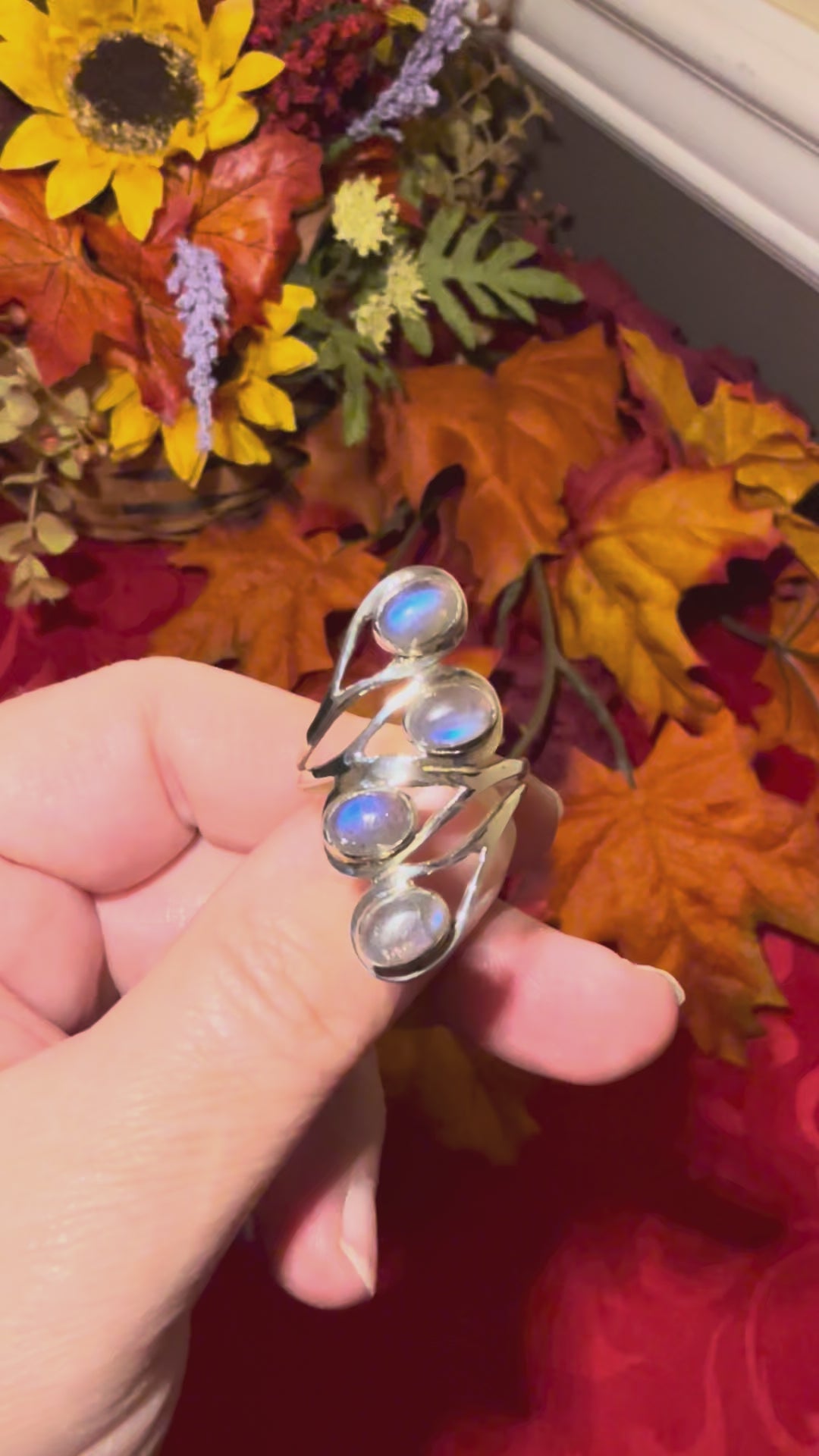 Labradorite Sterling Silver Ring, size 10, 40.00