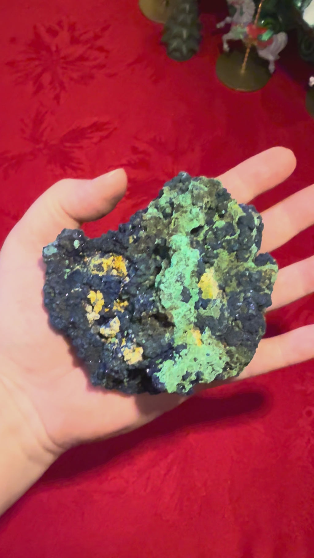 4” Malachite Azurite Natural Specimen