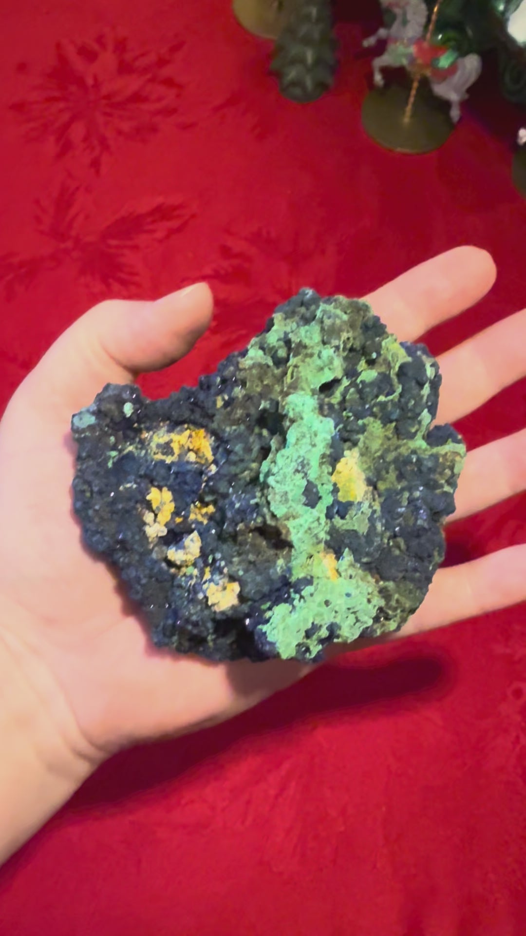 4” Malachite Azurite Natural Specimen