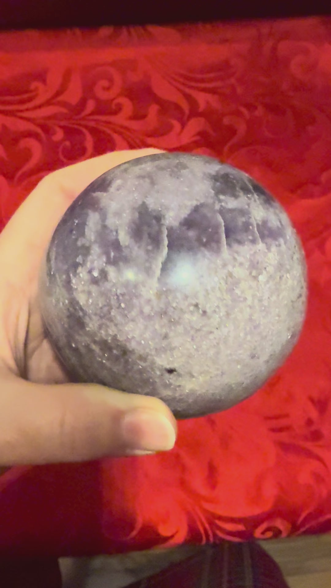 85mm Lepidolite Sphere