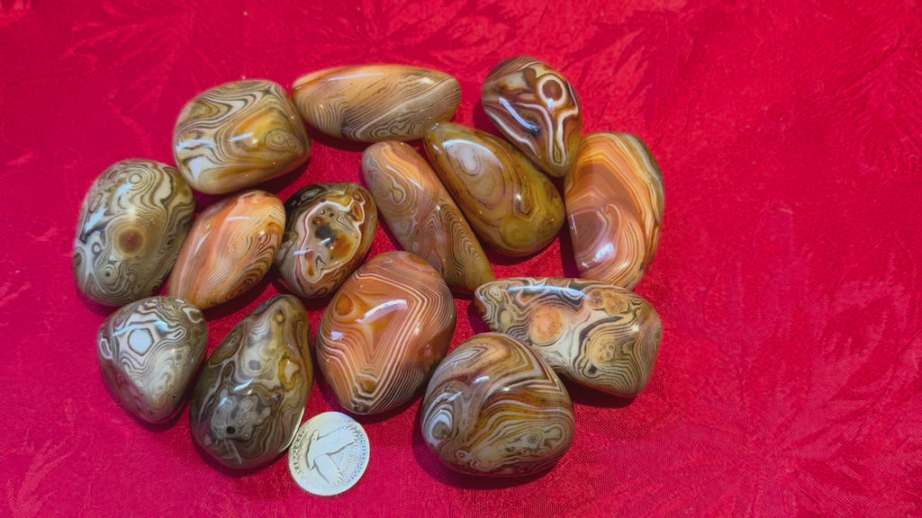 Sardonyx Polished Palm Stone