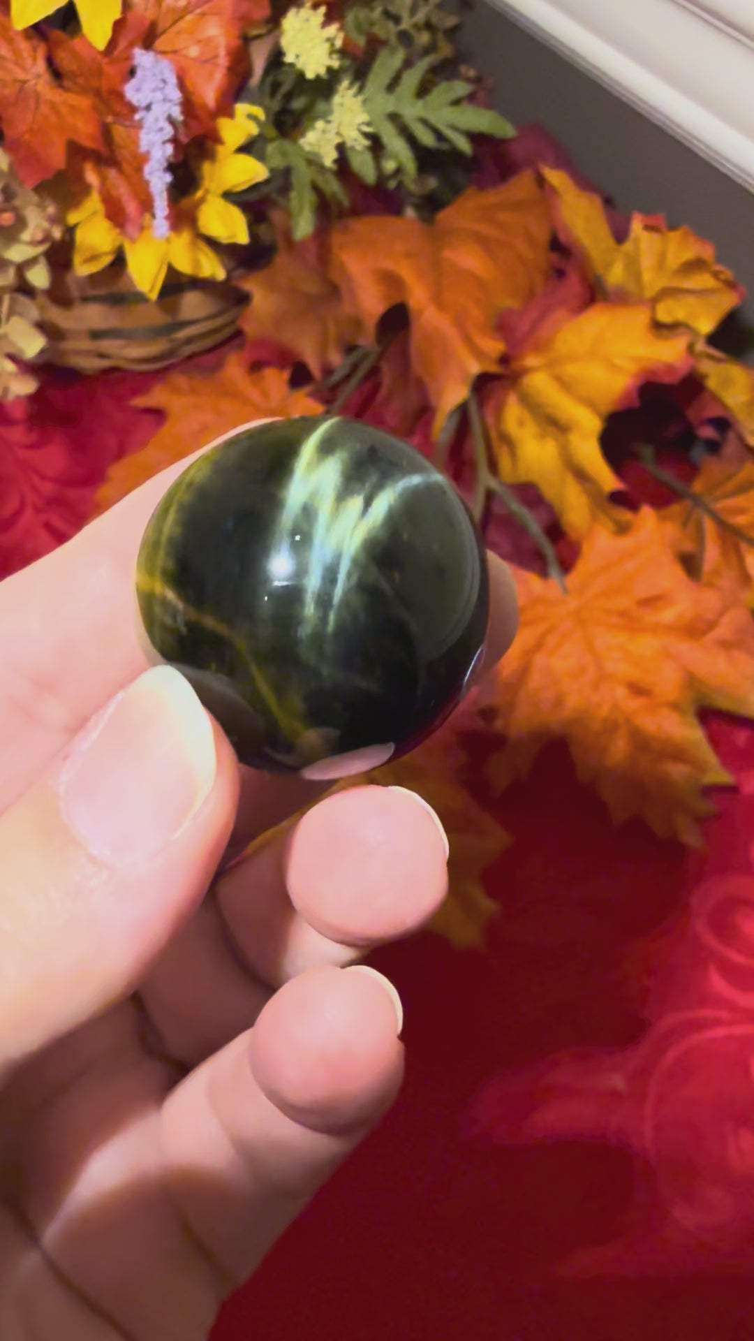 33mm Blue Tigerseye Sphere
