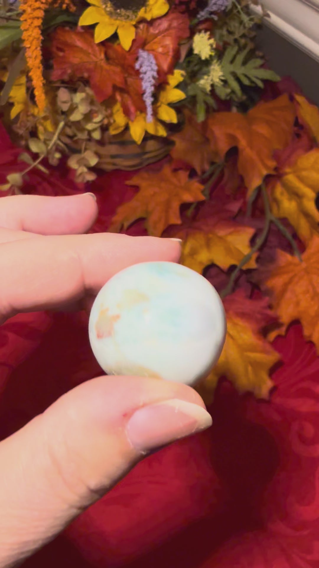 37.21g 29mm Larimar Sphere