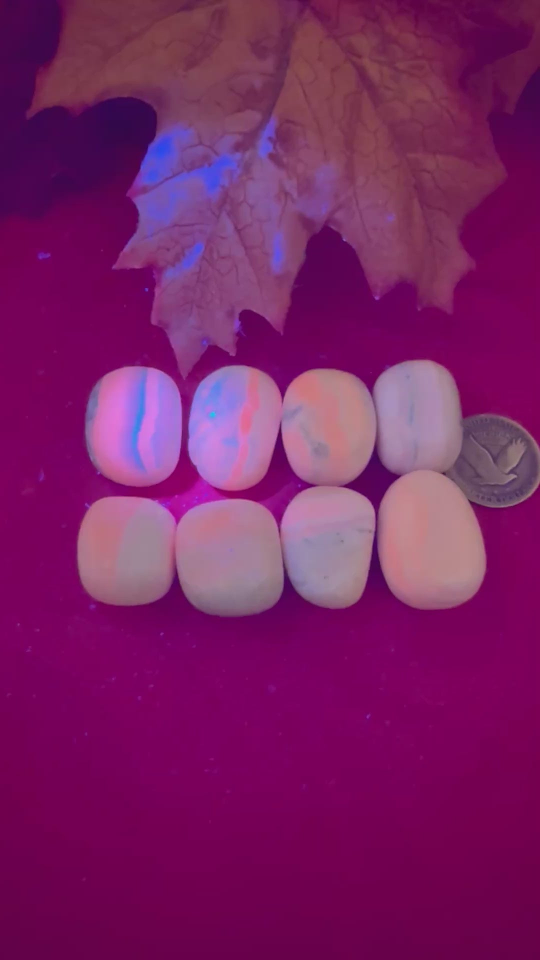 Mangano Calcite Tumbled Polished Stone