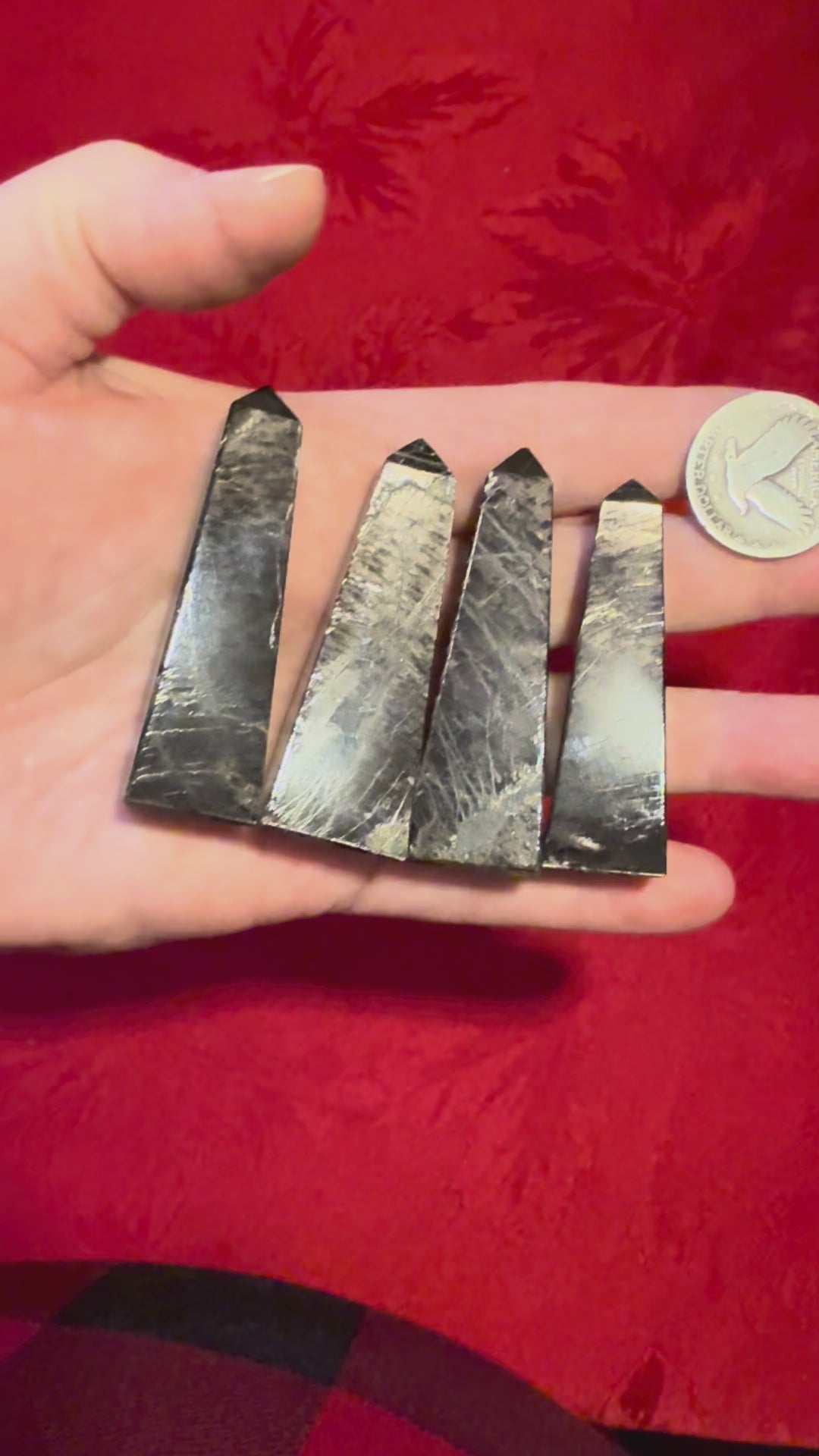 2.25” Hypersthene Obelisk Standing Point Tower