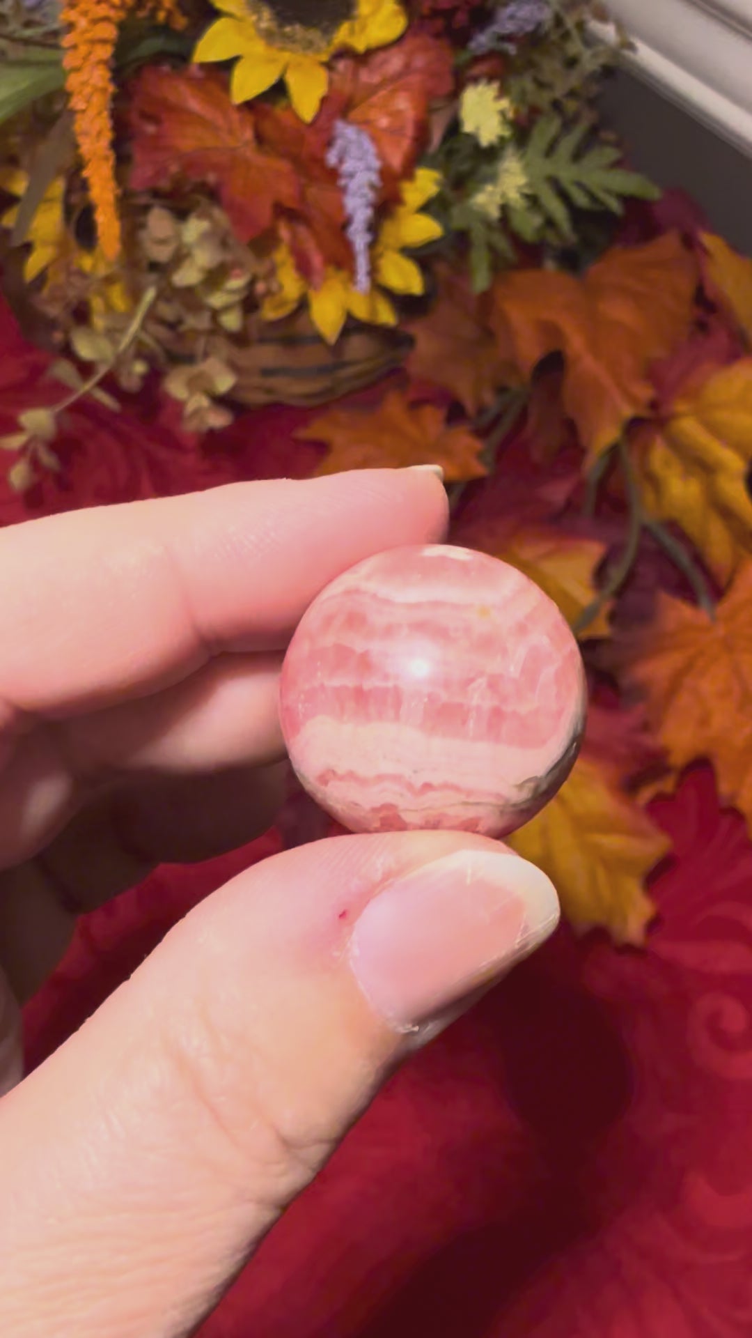 25mm Rhodochrosite Sphere