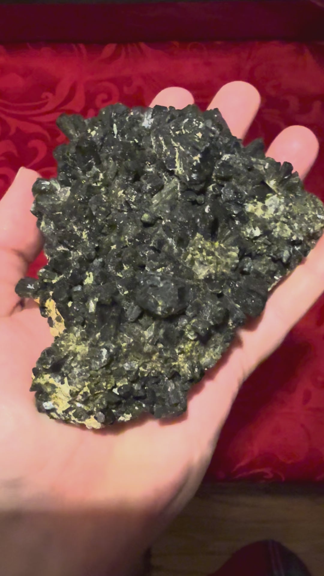 4” Prehnite with Epidote Crystal Cluster