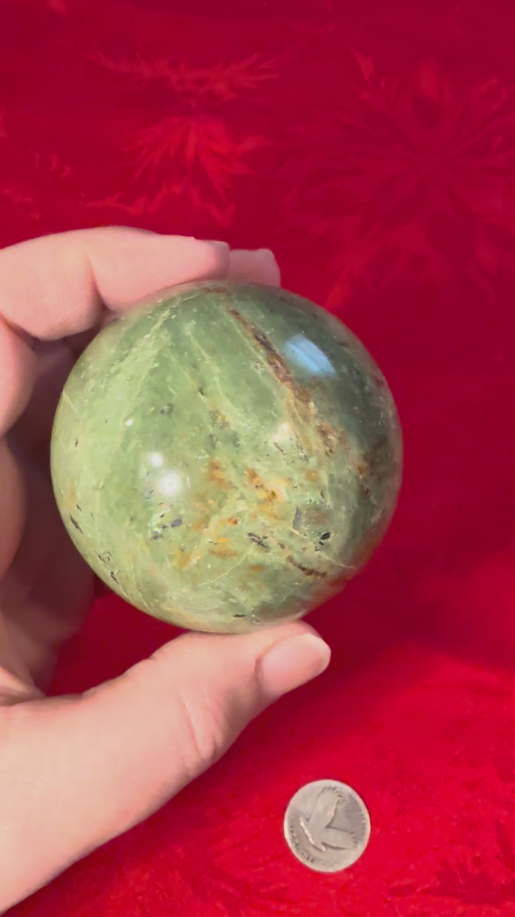 60mm Chrysoprase Sphere